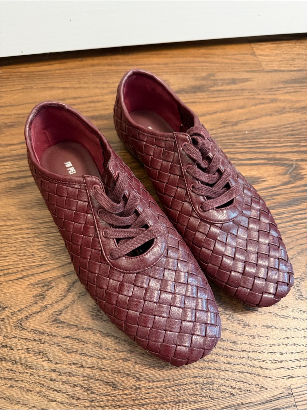 JW PEI Women’s Loafers Weave Flat Shoes